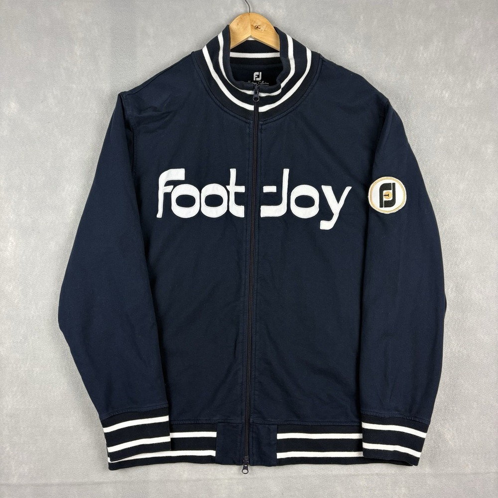 FootJoy Heritage Track Jacket Men’s XL Blue Performance Golf Limited Edition